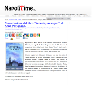 ARTICOLO PAVIGNANO NAPOLITIME